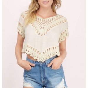 Crochet beach top